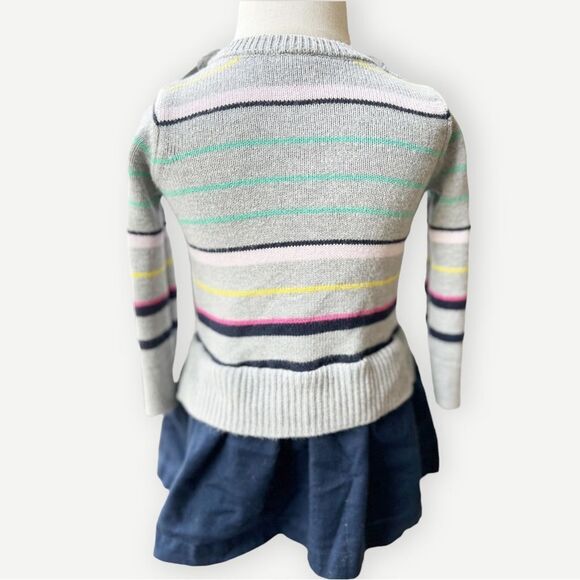 Baby Gap Girls Kids Button Shoulder Ruffle Hem Sweater Dress. 12-18 Months. - Picture 3 of 6
